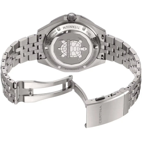 Certina Men's DS Super PH2000m Titanium Yellow Dial Watch