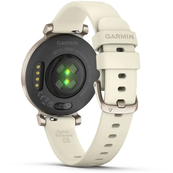 Garmin Lily® 2 Cream Gold with Coconut Silicone Band Watch
