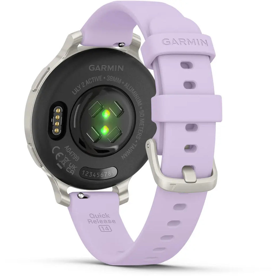 Garmin Lily® 2 Active Purple Jasmine Silicone Band Watch