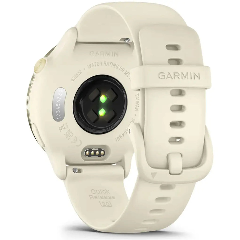 Garmin Vívoactive® 6 Lunar Gold with Bone Band Watch