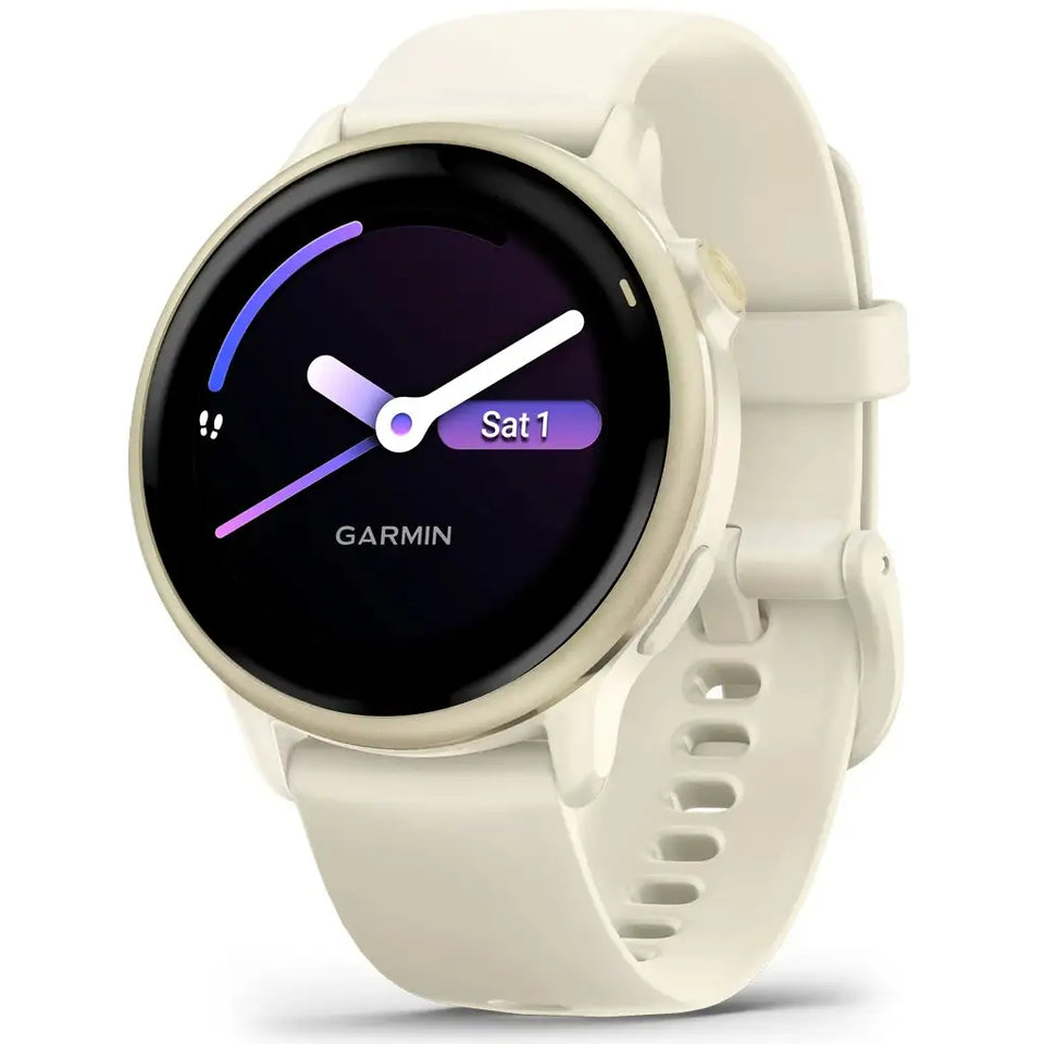 Garmin Vívoactive® 6 Lunar Gold with Bone Band Watch