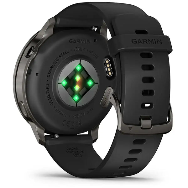 Garmin Venu® 4 Black Silicone Band 45mm Watch