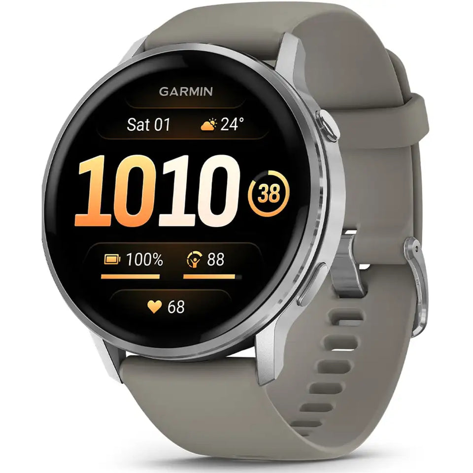Garmin Venu® 4 Grey Silicone Band 45mm Watch
