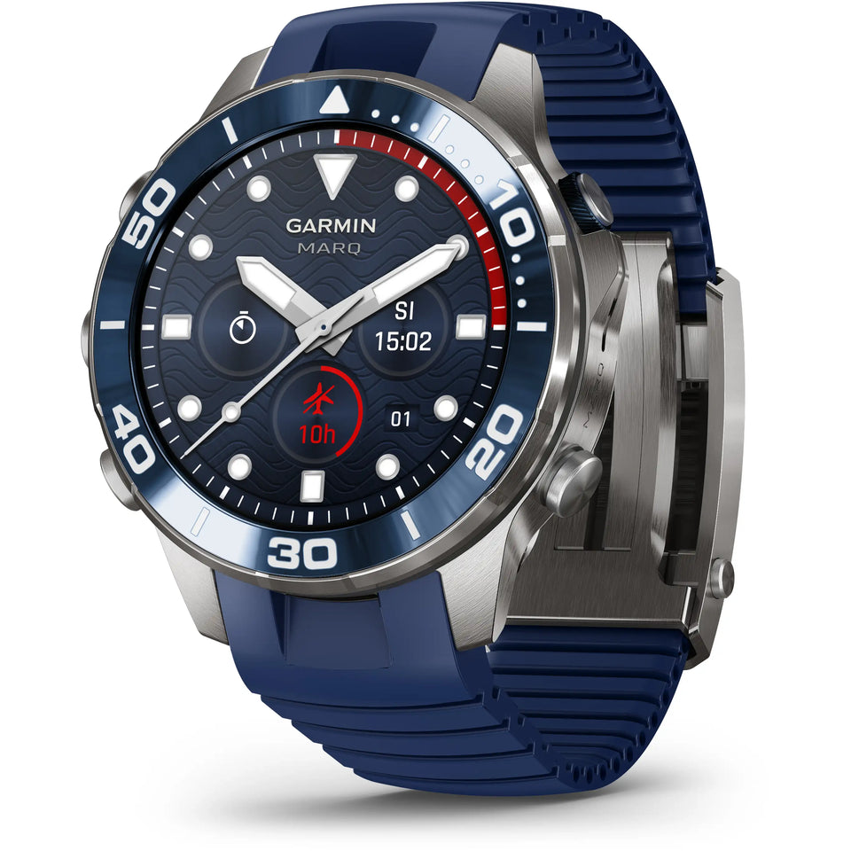 Garmin Men's MARQ® Diver (Gen 3) Blue Rubber Modern Tool Watch