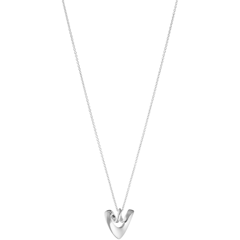 Georg Jensen Ladies Sterling Silver 2025 Heart Necklace