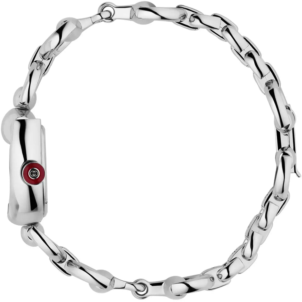 Gucci Horsebit 27mm Ladies Silver Dial Watch