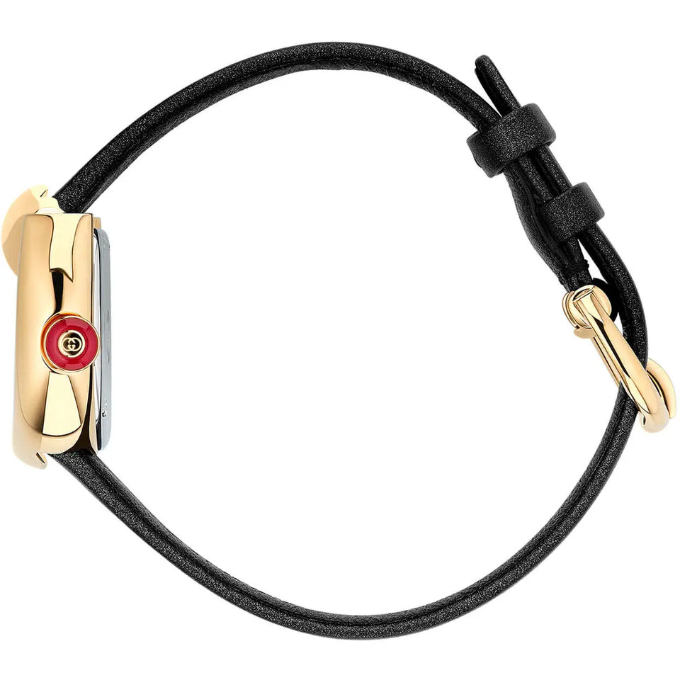 Gucci Horsebit Gold Plated 27mm Ladies Strap Watch