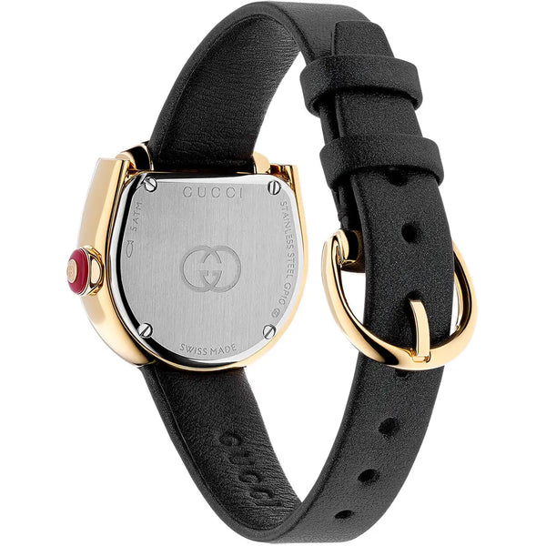 Gucci Horsebit Gold Plated 27mm Ladies Strap Watch