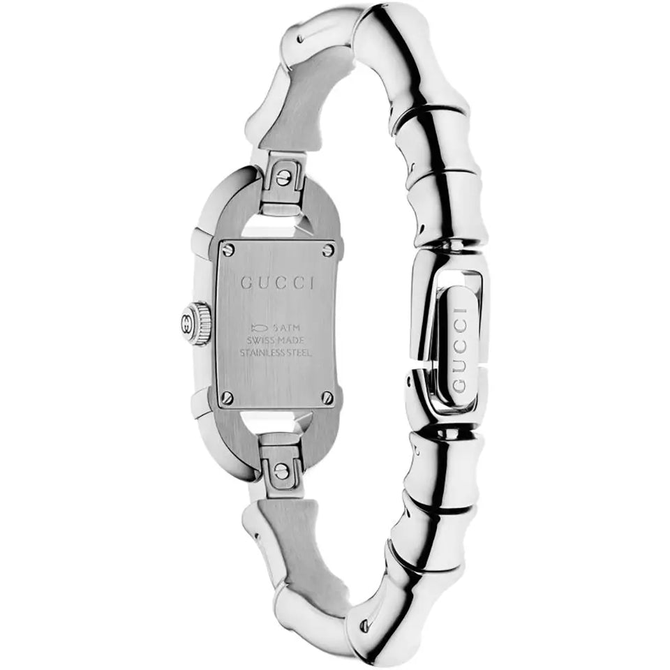 Gucci Ladies Bamboo Steel 22mm Quartz Watch