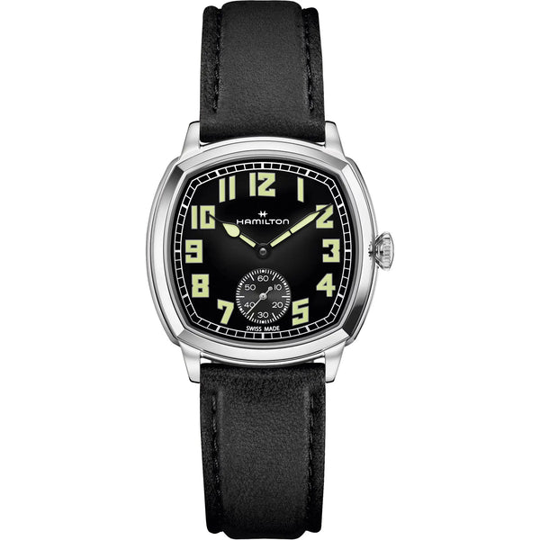 Hamilton American Classic Cushion 34mm Black Mechanical Watch