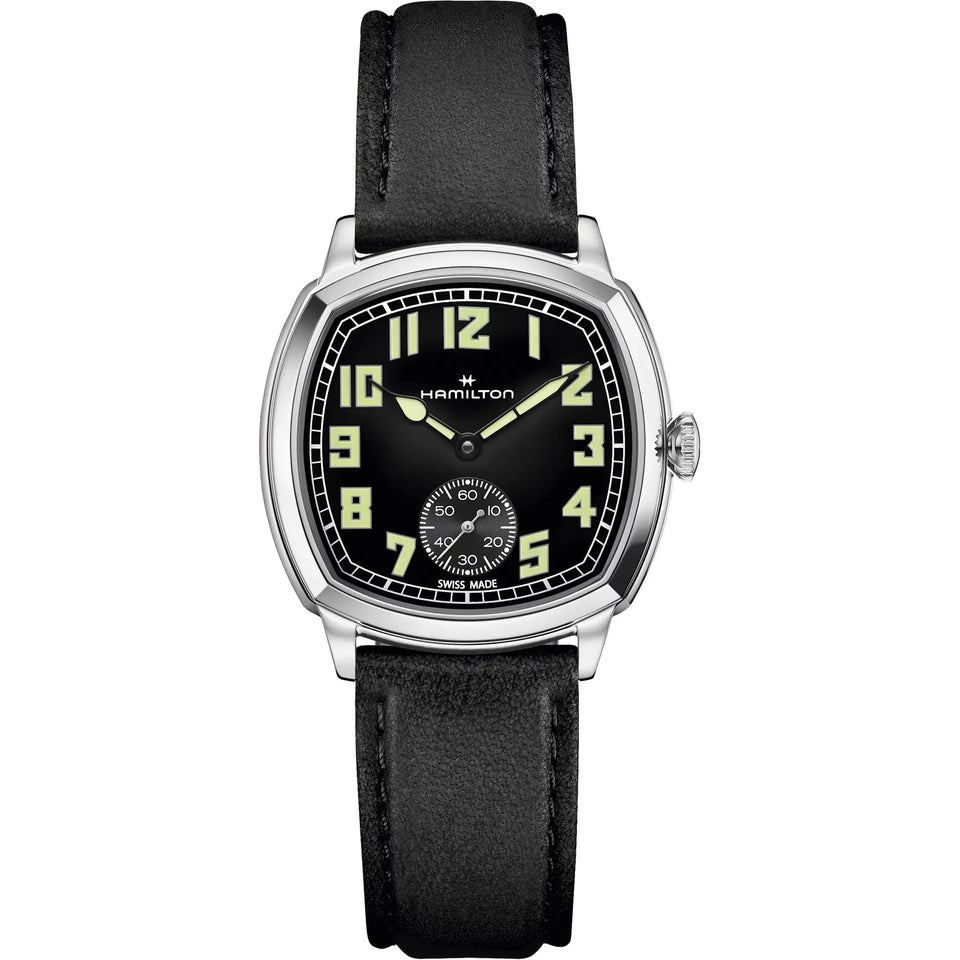 Hamilton American Classic Cushion 34mm Black Mechanical Watch