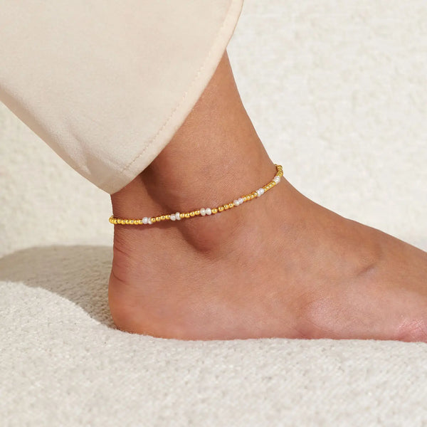 Joma Jewellery Gold Tone Pearl Anklet