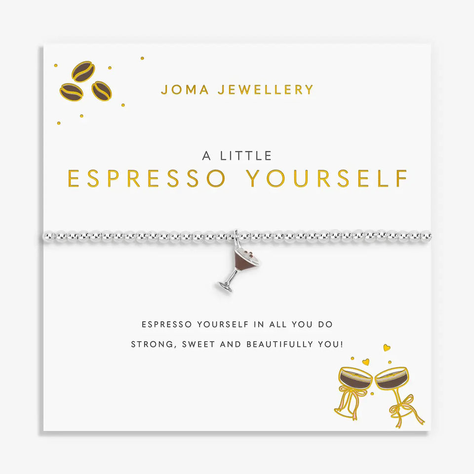 Joma Jewellery A Little Vibes 'Espresso Yourself' Bracelet