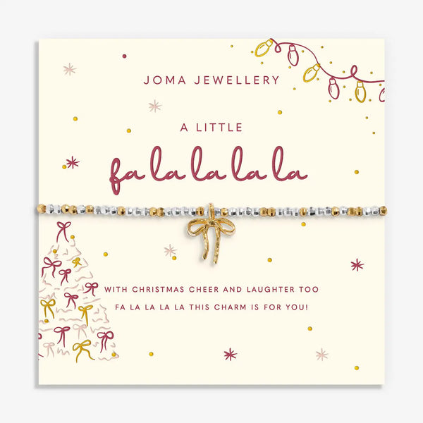 Joma Jewellery Christmas Little Stories 'Fa La La La La' Bracelet