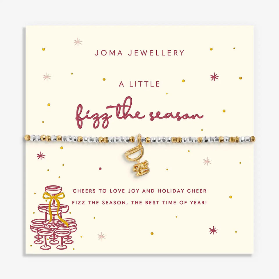 Joma Jewellery Christmas Little Stories 'Fizz The Season' Bracelet