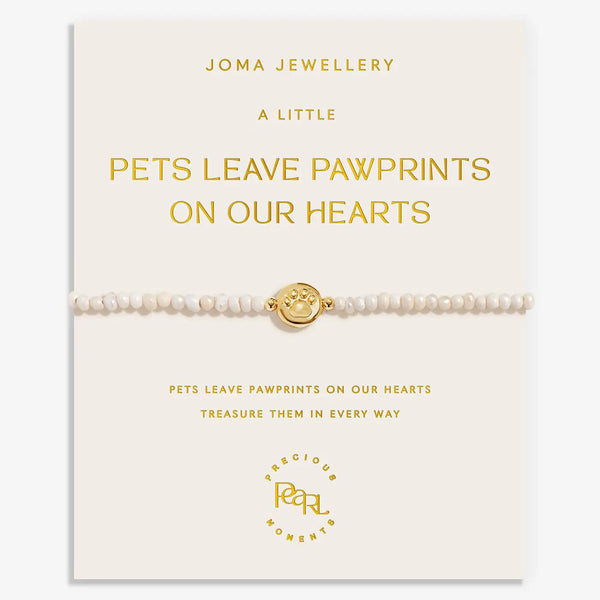 Joma Jewellery Precious Moments 'Pets Leave Pawprints On Our Hearts' Bracelet