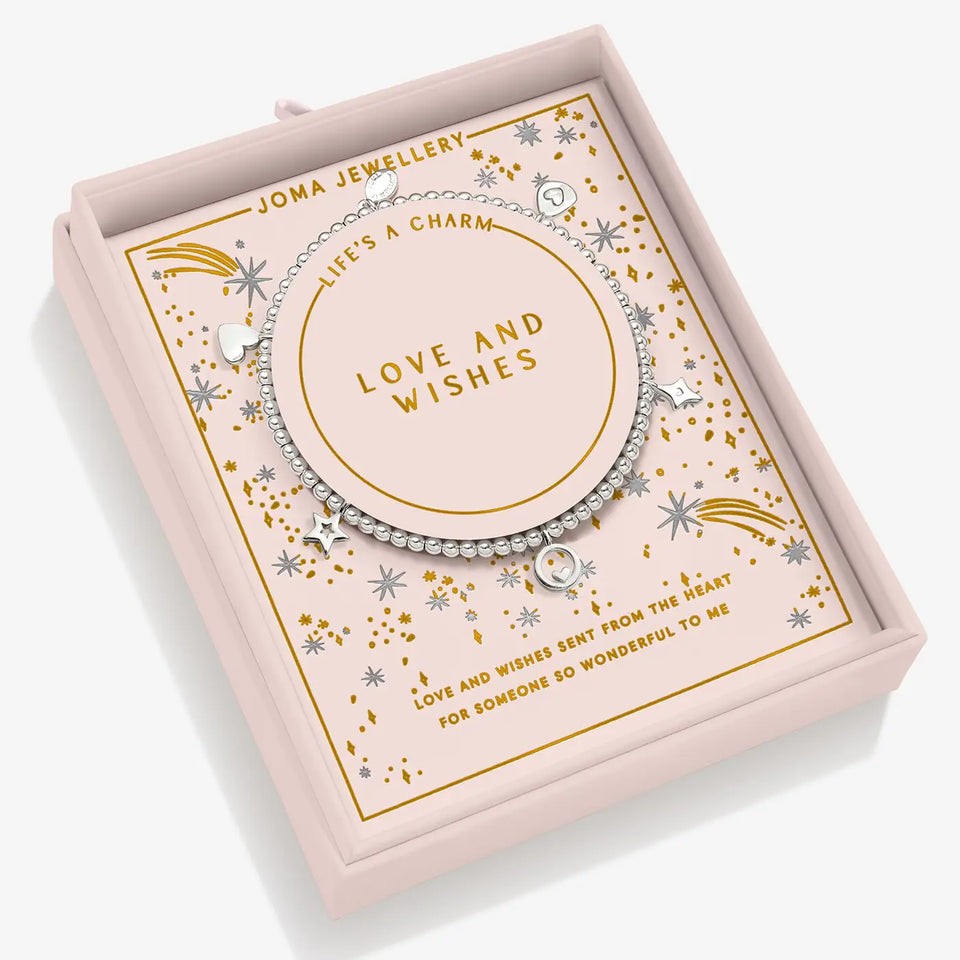 Joma Jewellery Christmas Life's a Charm 'Love and Wishes' Bracelet