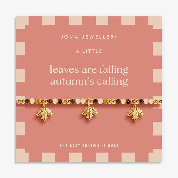 Joma Jewellery Autumns Calling A Little 'Leaves Are Falling Autumn Is Calling' Bracelet
