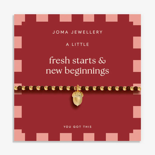 Joma Jewellery Autumns Calling A Little 'Fresh Start And New Beginnings' Bracelet