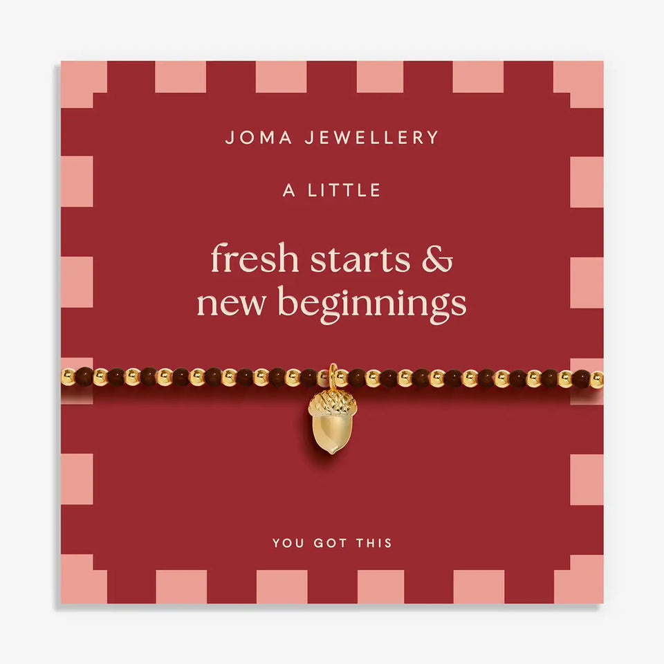 Joma Jewellery Autumns Calling A Little 'Fresh Start And New Beginnings' Bracelet