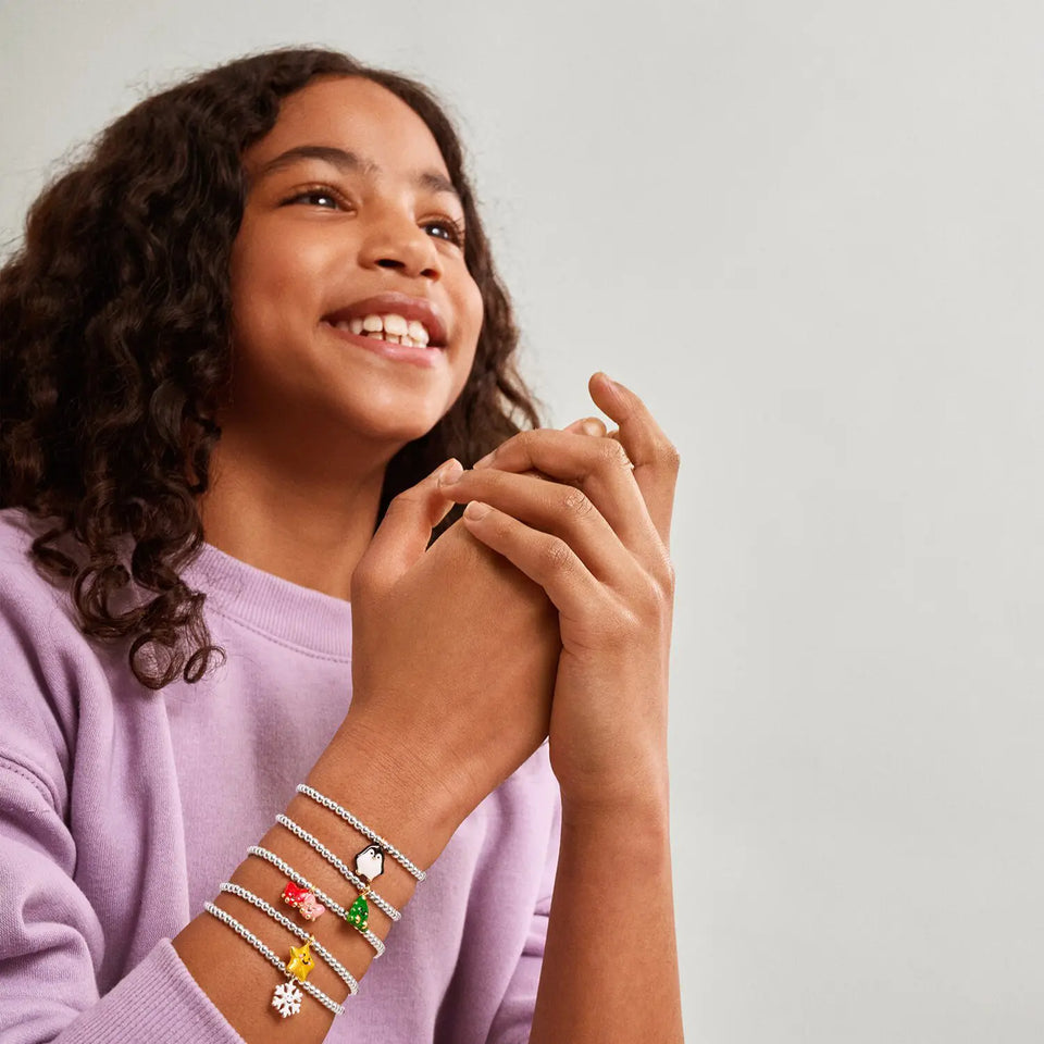 Joma Jewellery Kids' A Little Jomees 'It's Christmaasss' Bracelet