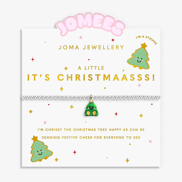 Joma Jewellery Kids' A Little Jomees 'It's Christmaasss' Bracelet