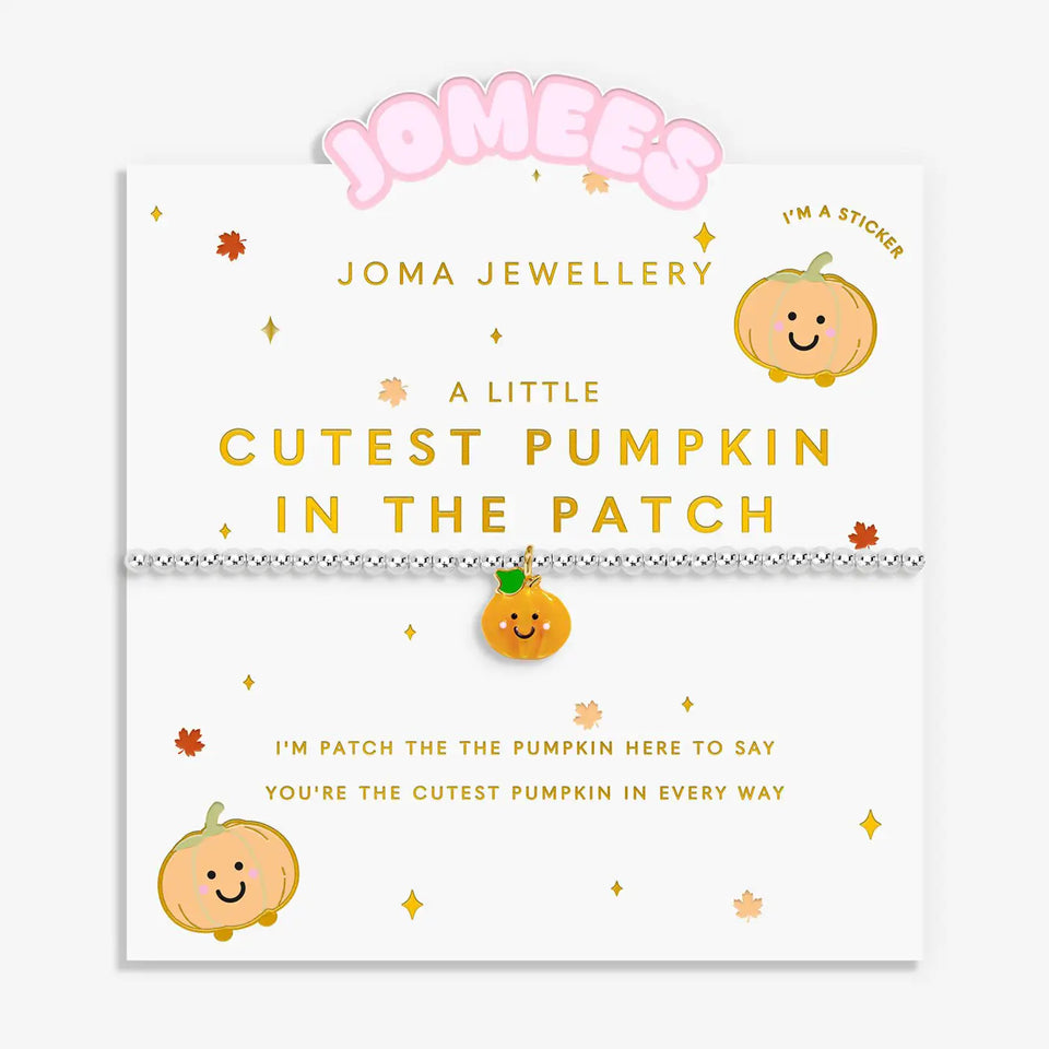 Joma Jewellery Kids' A Little Jomees 'Cutest Pumpkin In The Patch' Bracelet