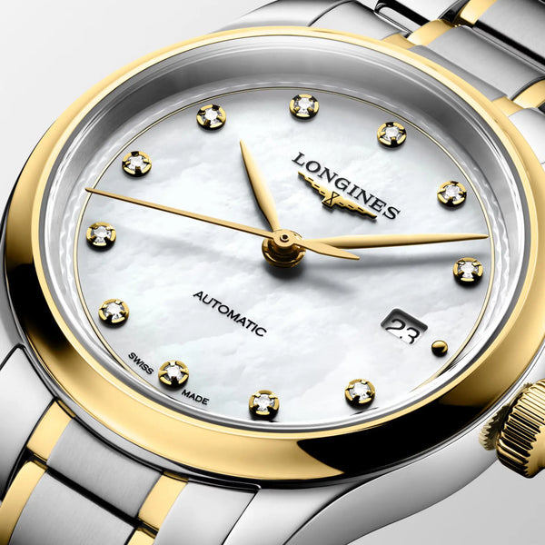 Longines Ladies Master Collection 30mm Automatic Two Tone Watch