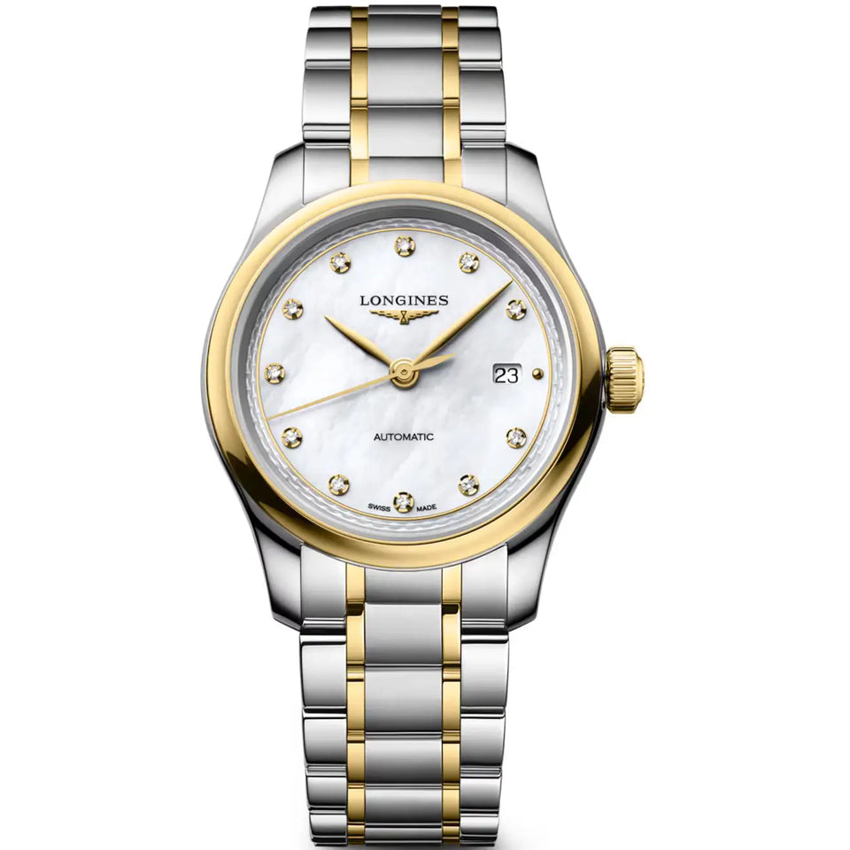 Longines Ladies Master Collection 30mm Automatic Two Tone Watch