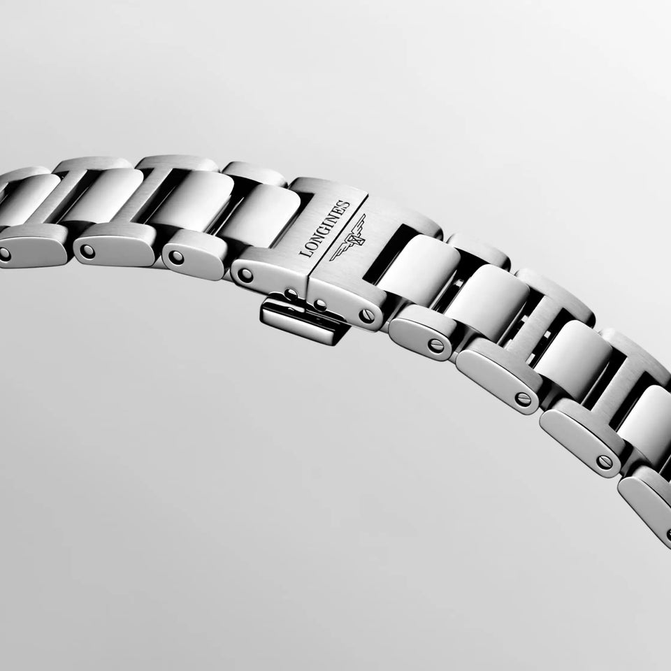 Longines Ladies Conquest 30mm Steel Quartz Watch