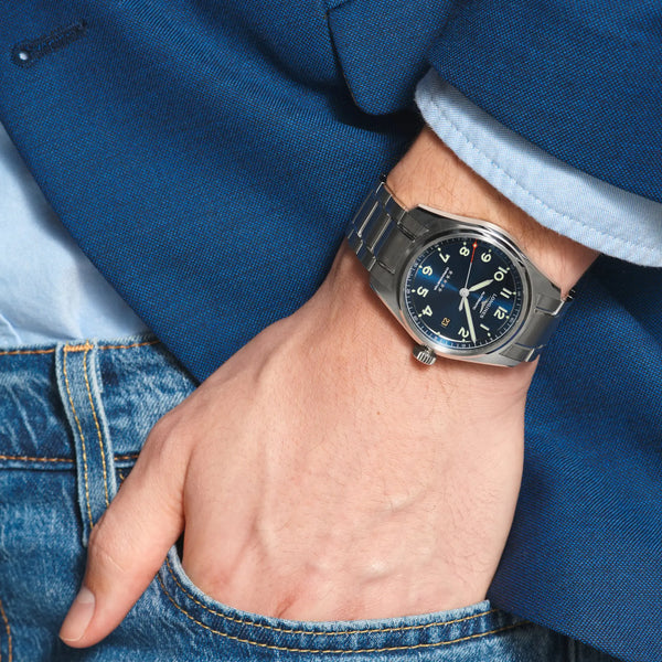 Longines Men's Spirit 40mm Blue Dial Automatic Watch