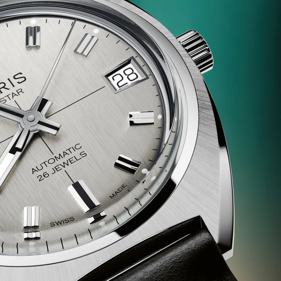 ORIS Star Edition 35mm Silver Dial Mens' Watch