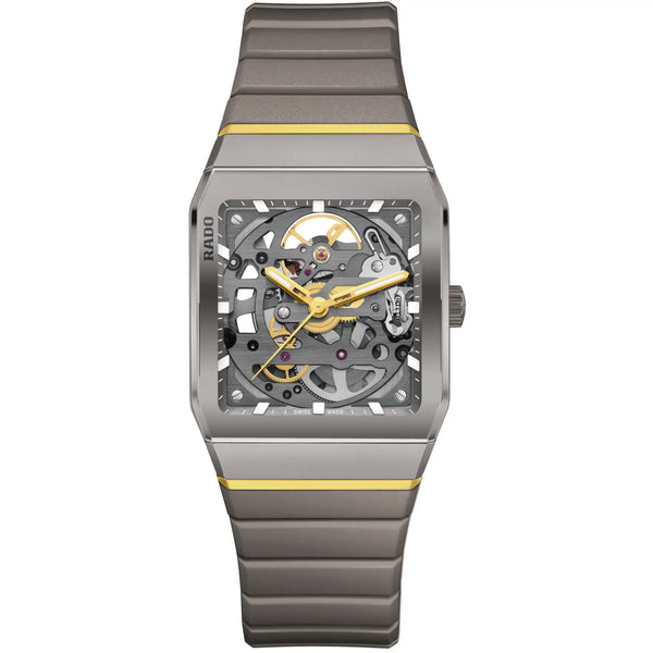RADO Ladies Anatom Automatic High-Tech Ceramic Skeleton Watch