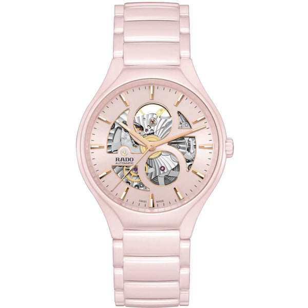 RADO Ladies Limited Edition True Round Pink Open Heart Watch