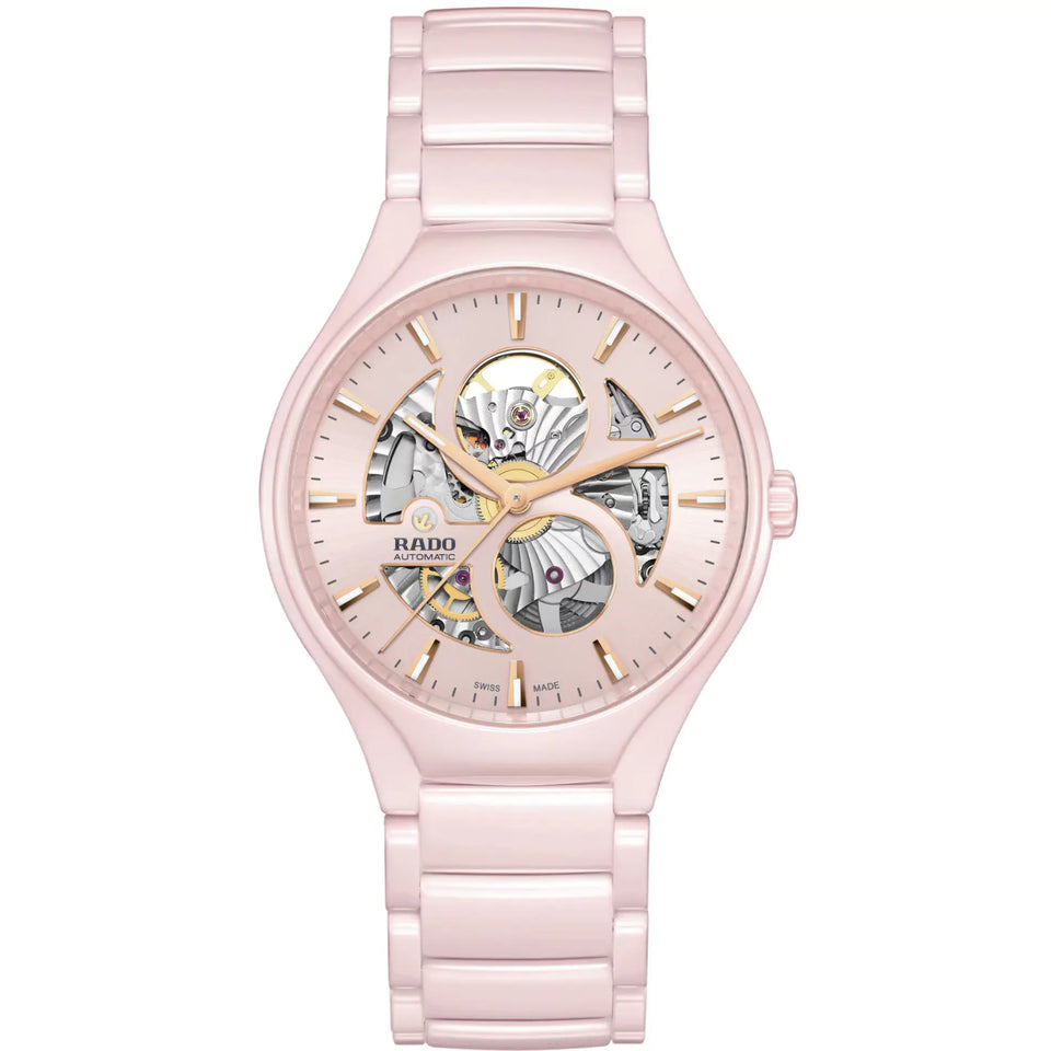 RADO Ladies Limited Edition True Round Pink Open Heart Watch