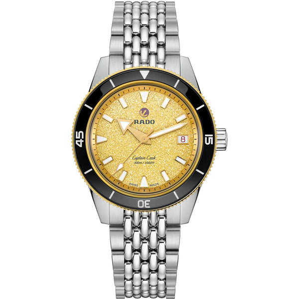 RADO Men's CAPTAIN COOK 39mm Automatic Shimmering Dial Watch