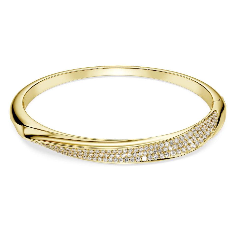 Swarovski Classica 18ct Gold Finish Bangle