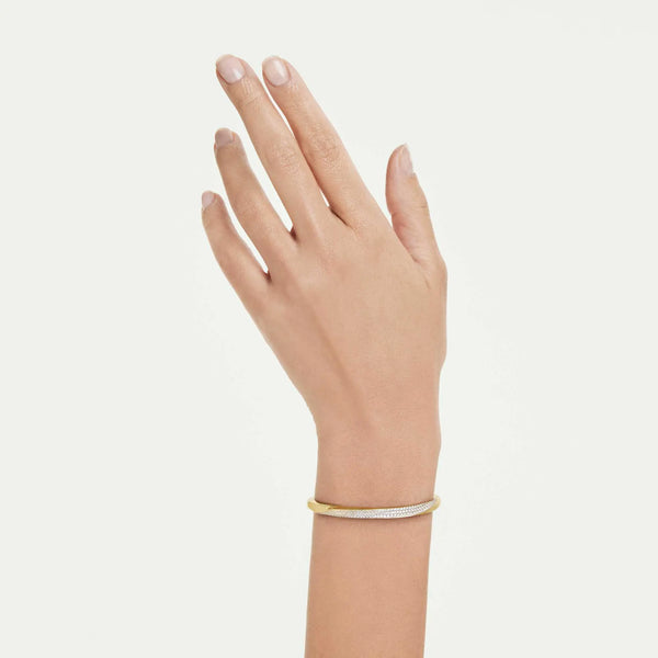 Swarovski Classica 18ct Gold Finish Bangle