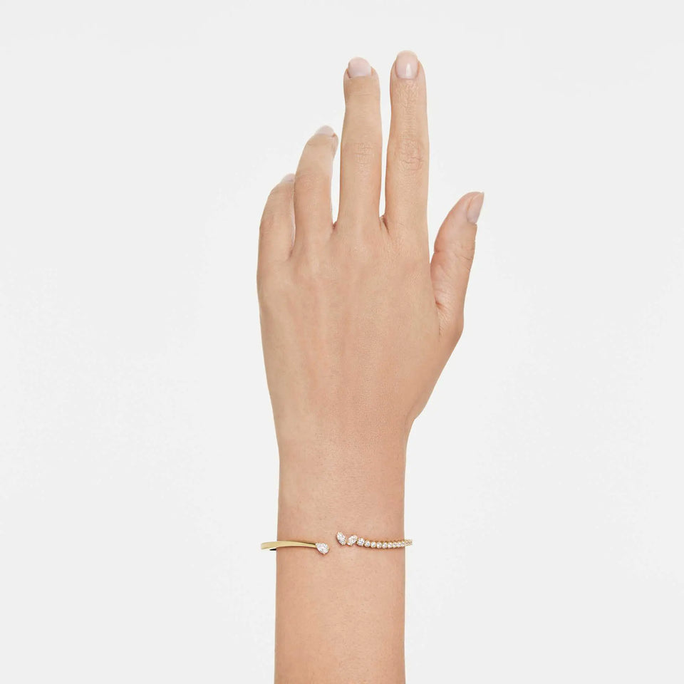Swarovski Mesmera 18ct Gold Finish Bangle