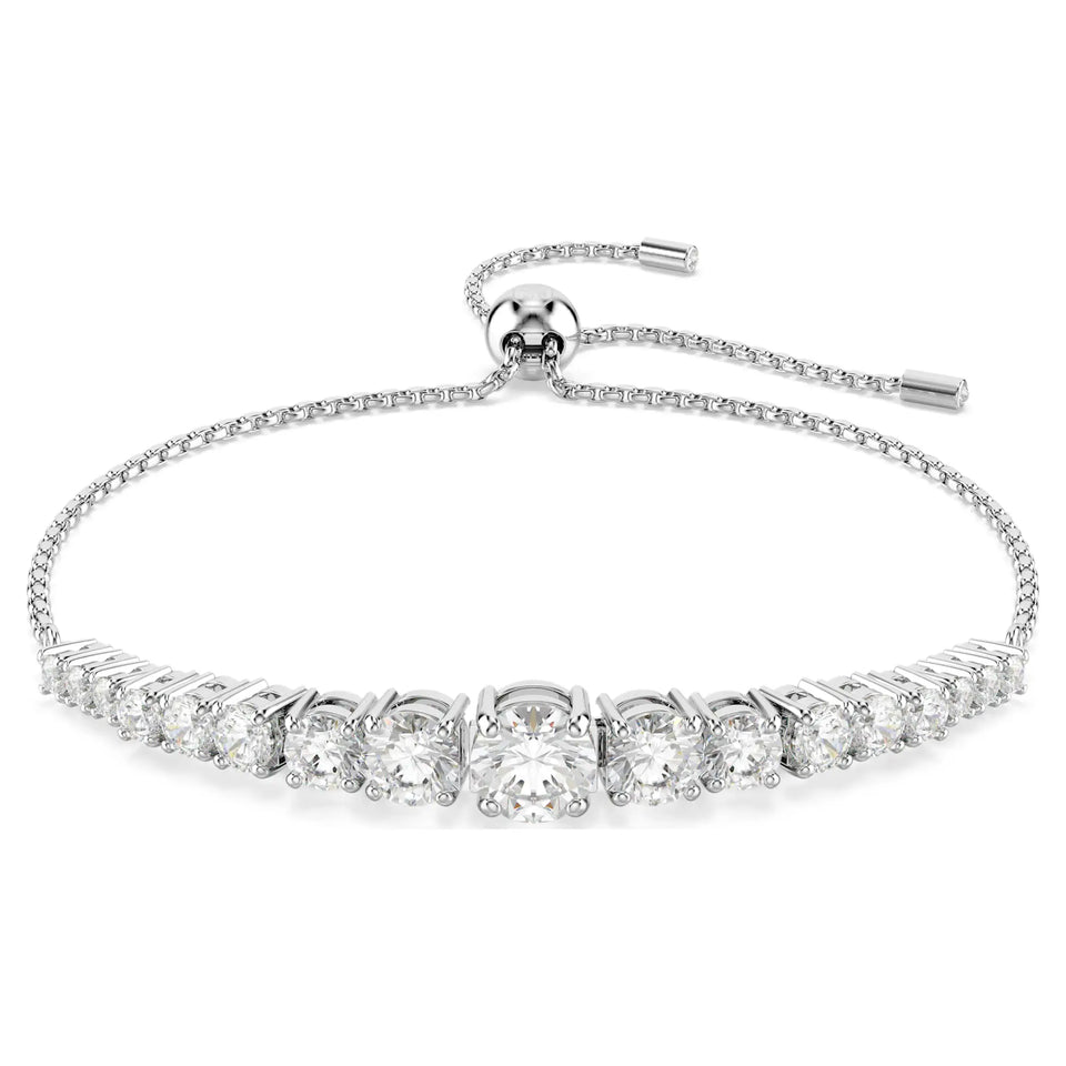 Swarovski Matrix Round Cut Stones Adjustable Bracelet