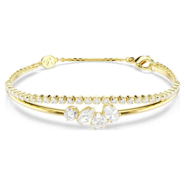 Swarovski Mesmera 18ct Gold Finish Double Bracelet