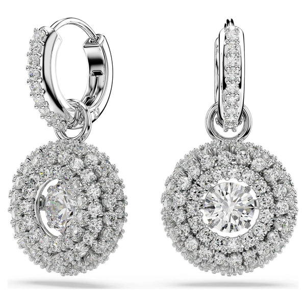 Swarovski Sublima Stone Set Round Drop Earrings
