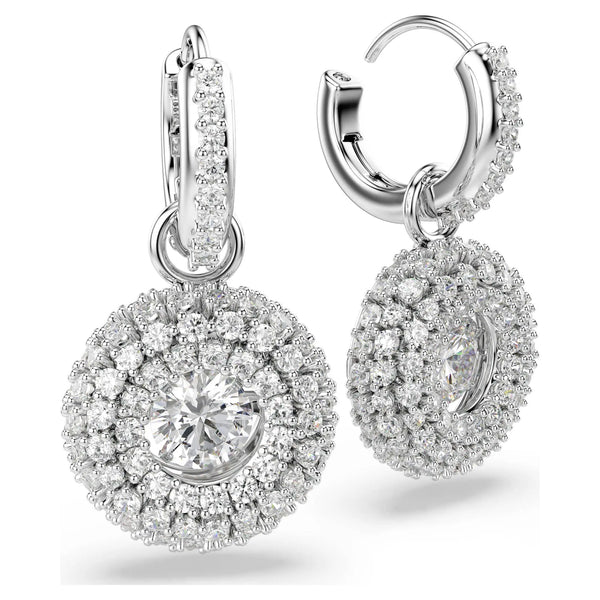 Swarovski Sublima Stone Set Round Drop Earrings