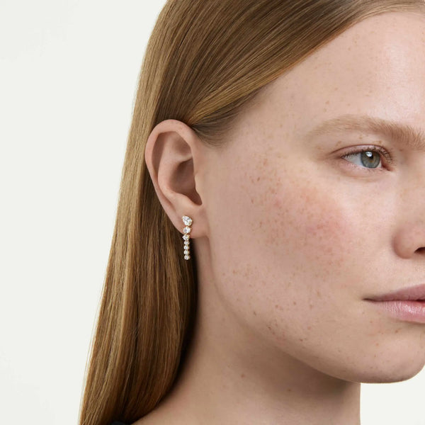 Swarovski Mesmera 18ct Gold Finish Earring Drops