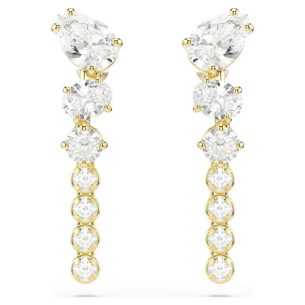 Swarovski Mesmera 18ct Gold Finish Earring Drops