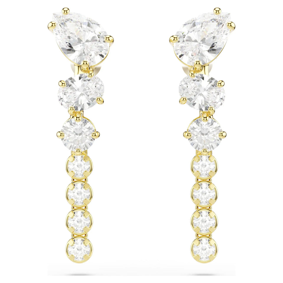 Swarovski Mesmera 18ct Gold Finish Earring Drops