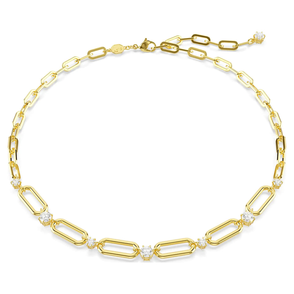 Swarovski Constella 18ct Gold Finish Link Necklace