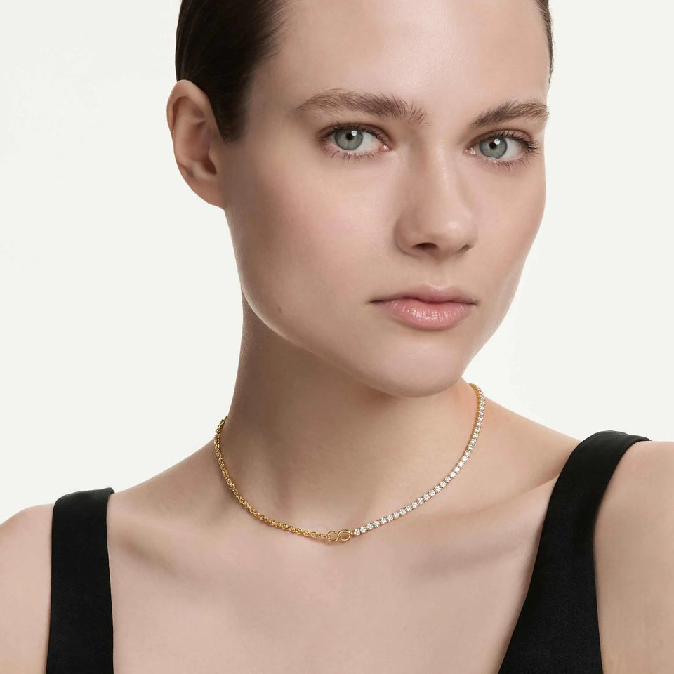Swarovski Matrix 18ct Gold Finish Necklace