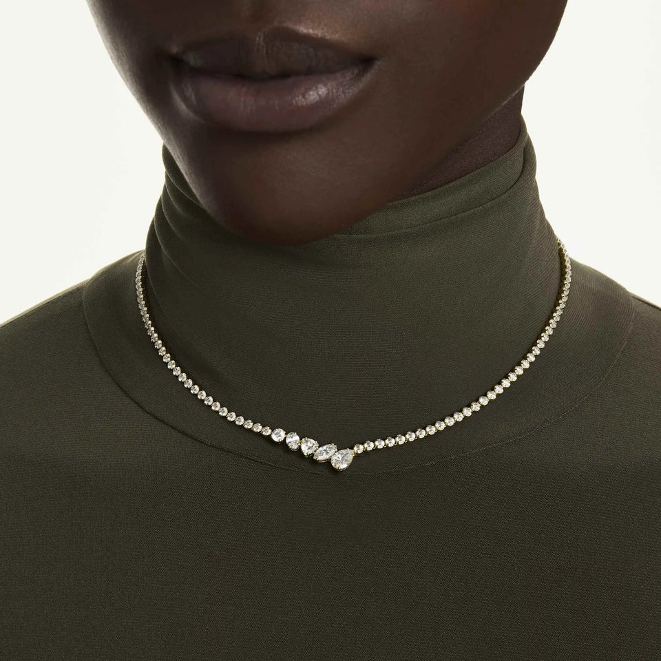Swarovski Mesmera 18ct Gold Finish Necklace