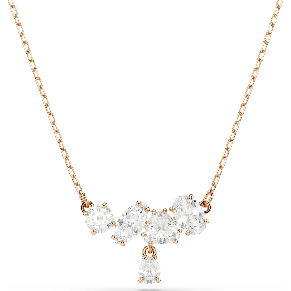 Swarovski Mesmera 18ct Rose Gold Finish Mixed Cuts Necklace